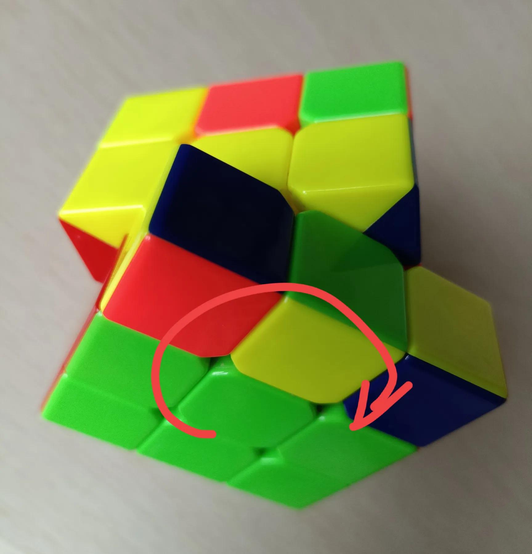 记录儿子第一次三阶魔方复原成功,金字塔三阶魔方复原方法