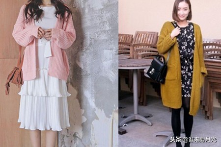 开衫怎样穿洋气,开衫里面搭什么衣服好看显瘦