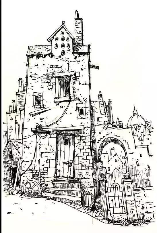 风景速写的好处,风景速写简单显高级