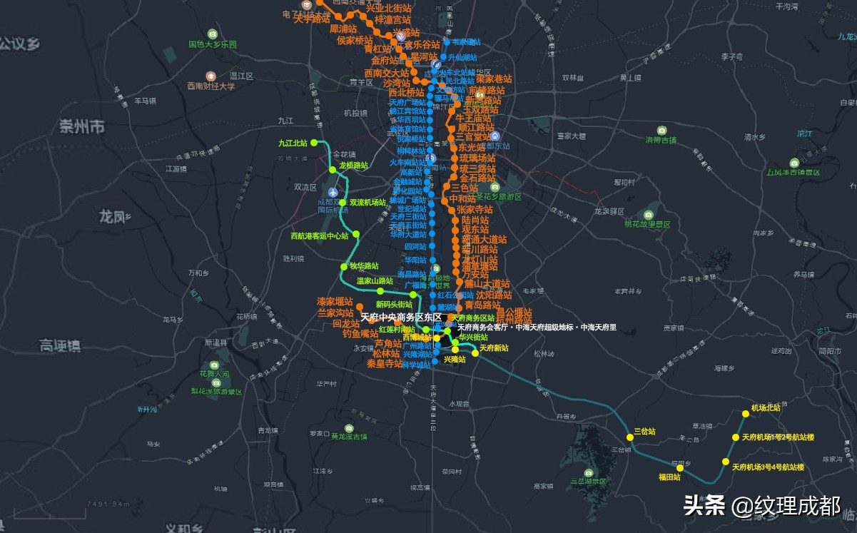 成都天府中央商务区东区,从天府广场到天府新区感受一路美