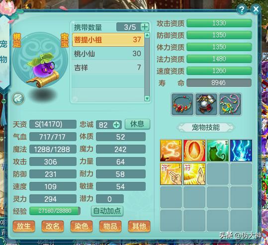 神武4电脑版60级任务指南,神武4菩提小祖怎么加点