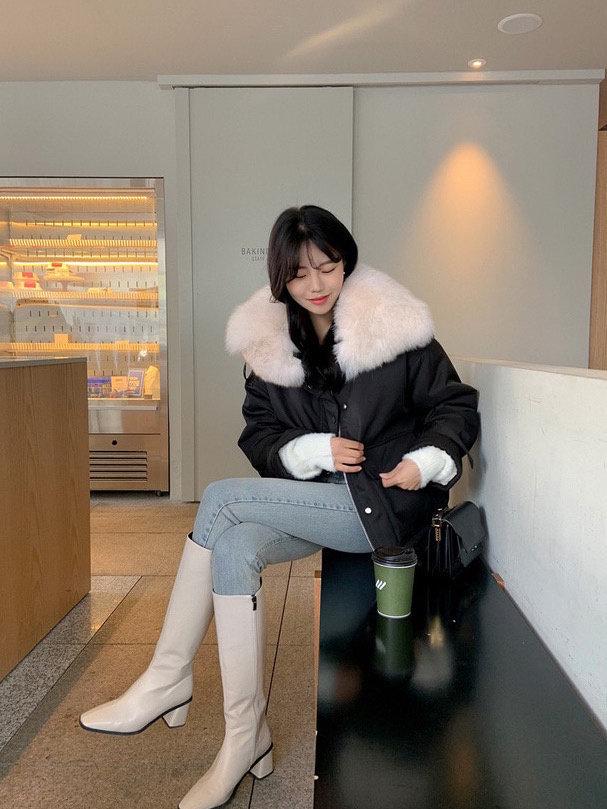 穿搭韩国小姐姐日常穿搭look,韩国小姐姐的日常穿搭