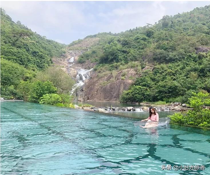惠州又一避世乌托邦，泡“岭南第一汤”，瀑布无边泳池，如诗如画