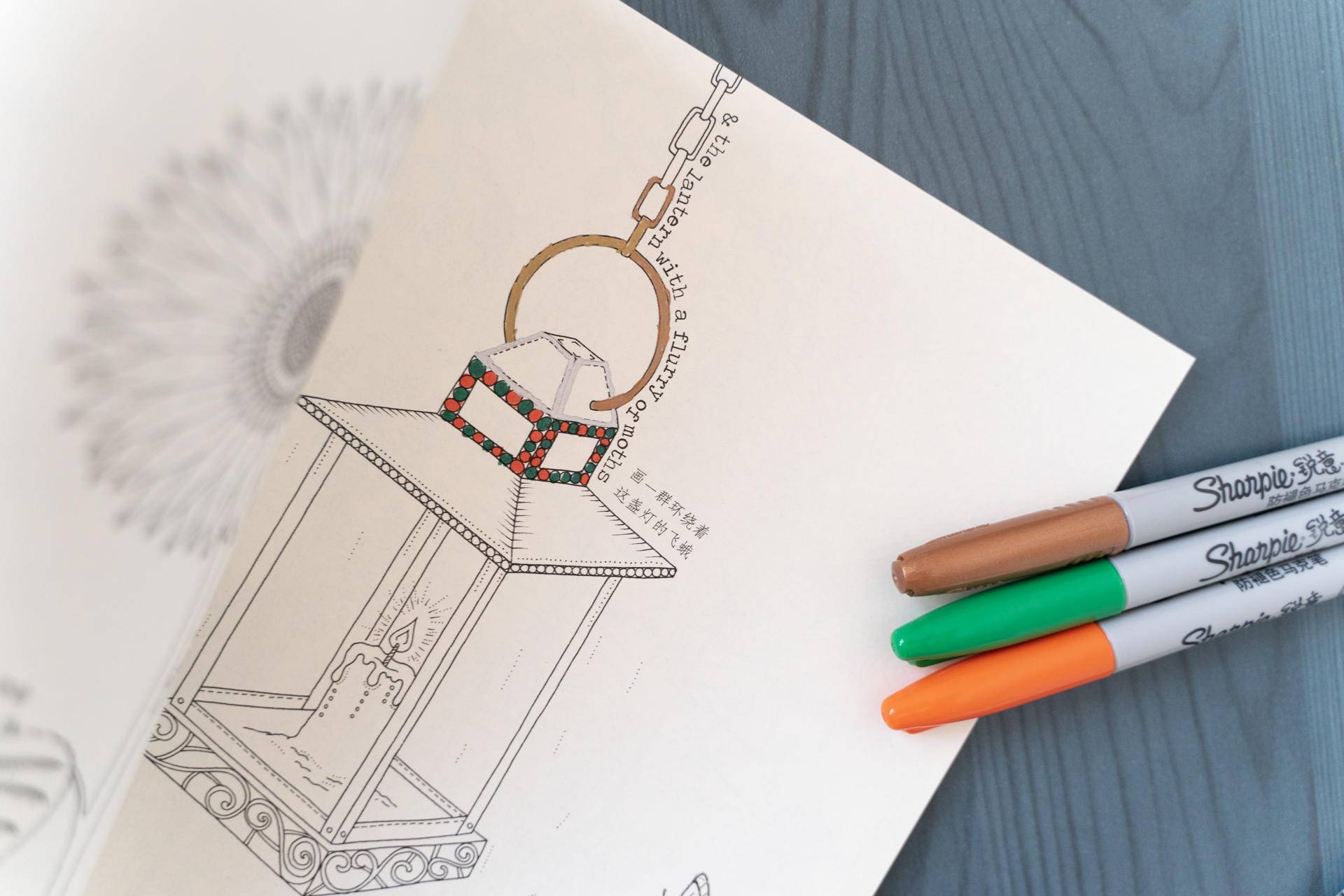 光顾着玩儿了，看完介绍才知道朋友送的这套马克笔差点被浪费了