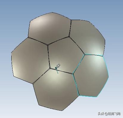 caxa三维实体设计画足球,caxa画足球