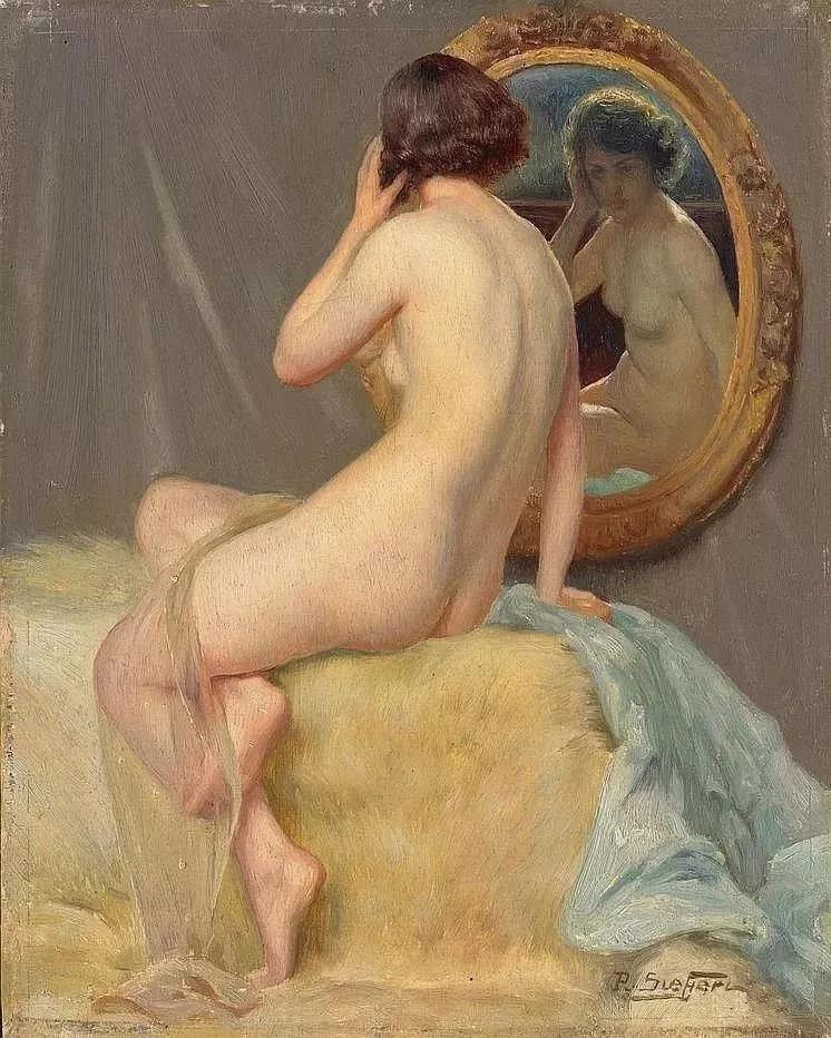 法国画家查尔斯兰德尔戴安娜画像,法国画家笔下的美人美醉了