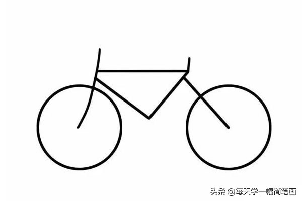 骑自行车的人怎么画简笔画,怎样画自行车简笔画简单又漂亮