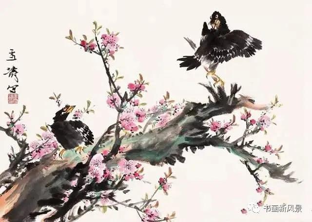 王雪涛画戴胜鸟,王雪涛画的小鸟图片