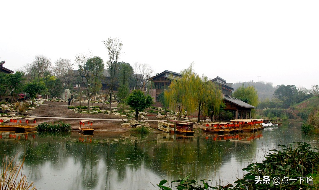 四川金堂五凤溪古镇,成都金堂五凤溪古镇风景照