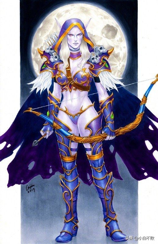 魔兽世界8.3黑王子,莉莉安沃斯杀死怀特迈恩