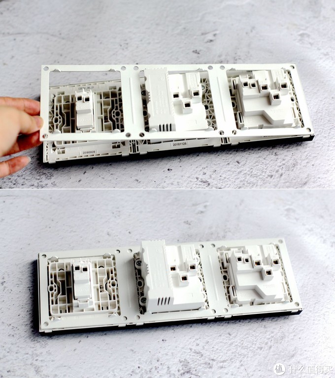 施耐德皓呈系列小夜灯现场效果,施耐德颜值开关插座