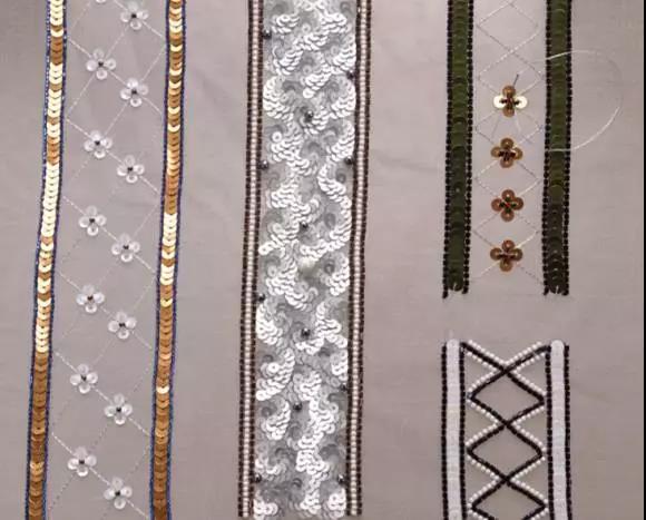 法式珠绣基础入门教程,法式刺绣小珠怎么绣