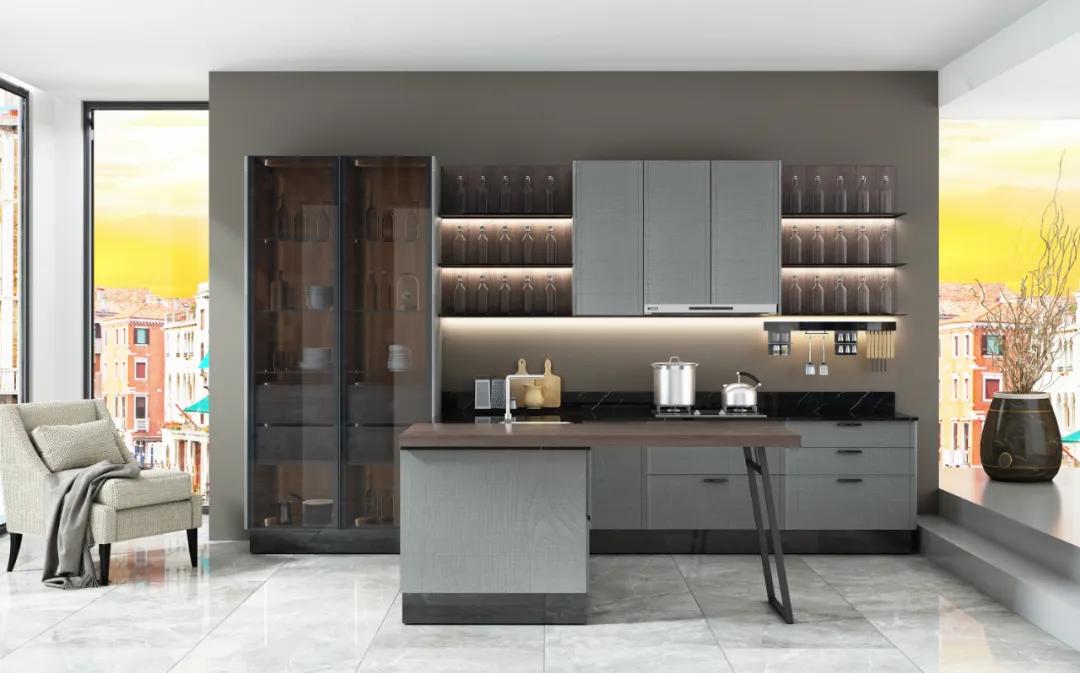 欧派橱柜设计最新款,高端欧派橱柜整装设计