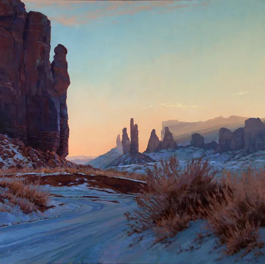 绝美风景油画教程,最灵动的风景油画