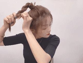 不需要头发的简单扎法,别总是扎马尾这5款编发美到极致