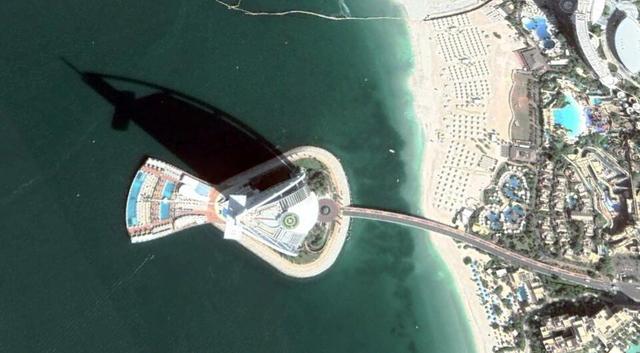 迪拜沙漠中的城市,迪拜沙漠之城全景图