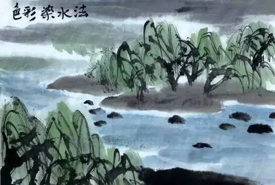 近现代名家画水,历代名家绘画水墨写生图