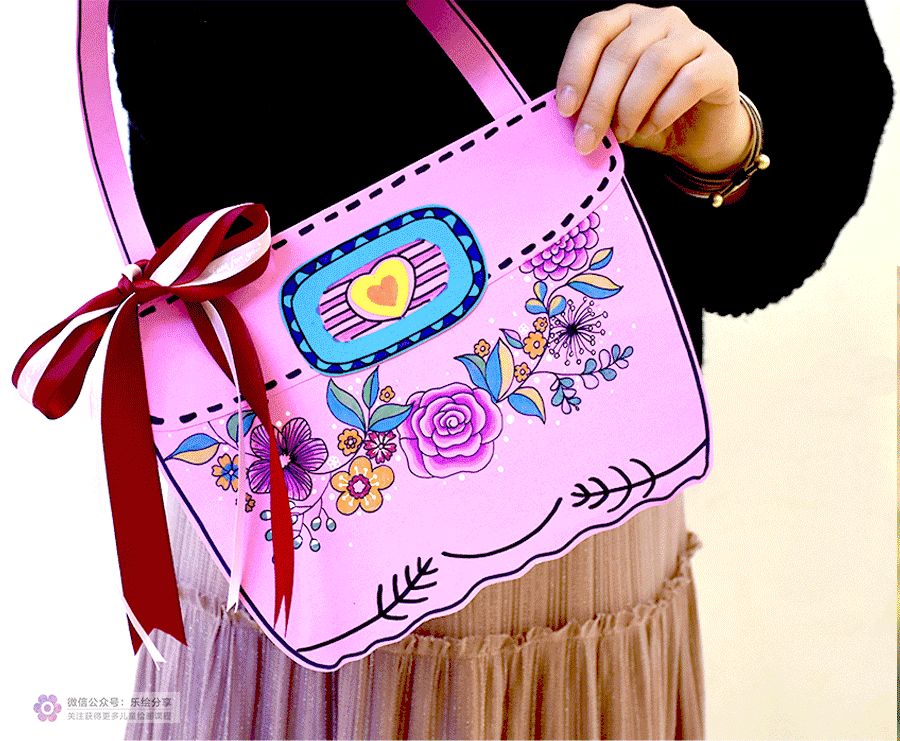 欢欢喜喜过大年手工绘画,儿童绘画填色和手工艺术