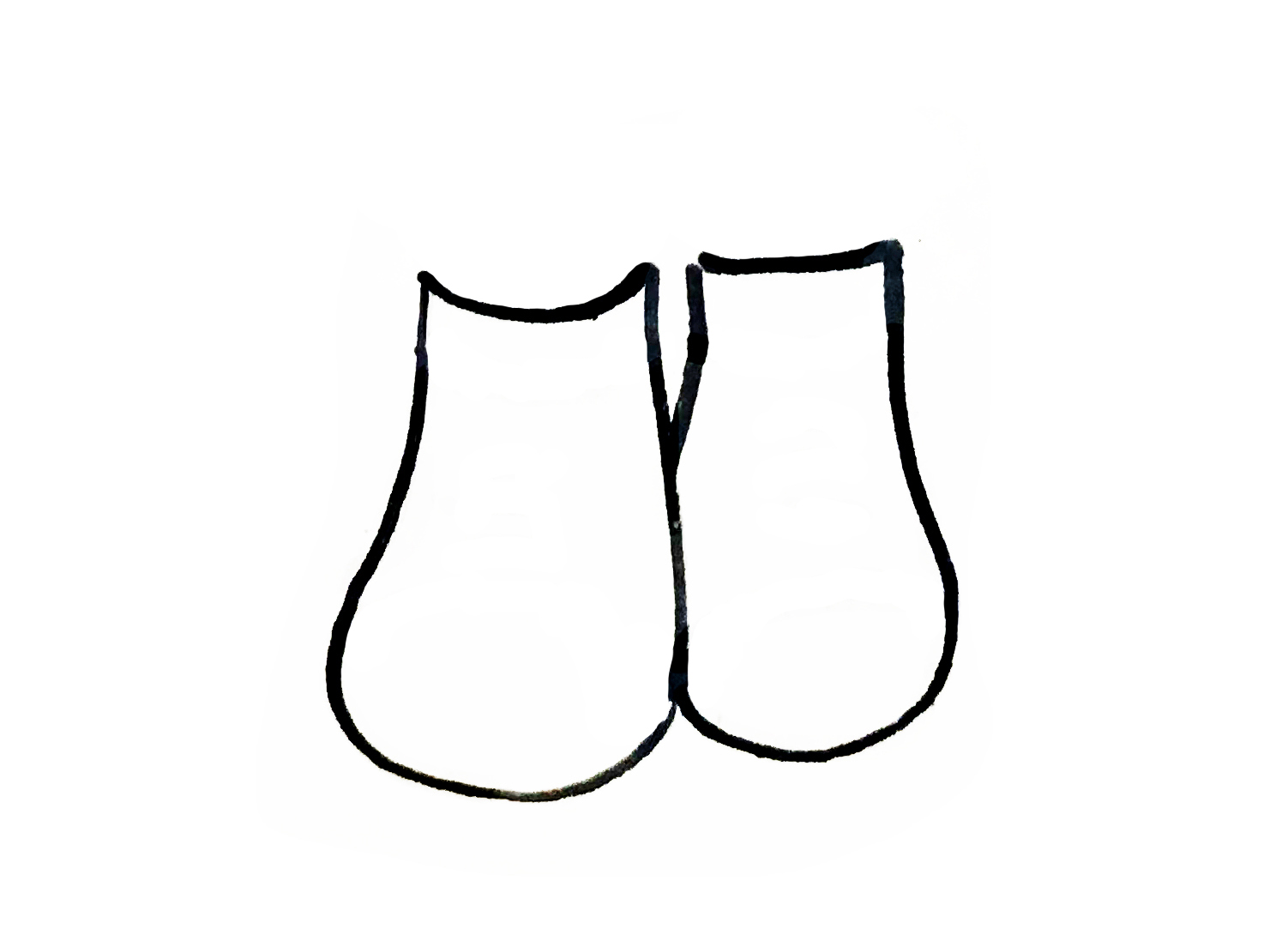 儿童鞋简笔画图片大全,各种各样的鞋简笔画