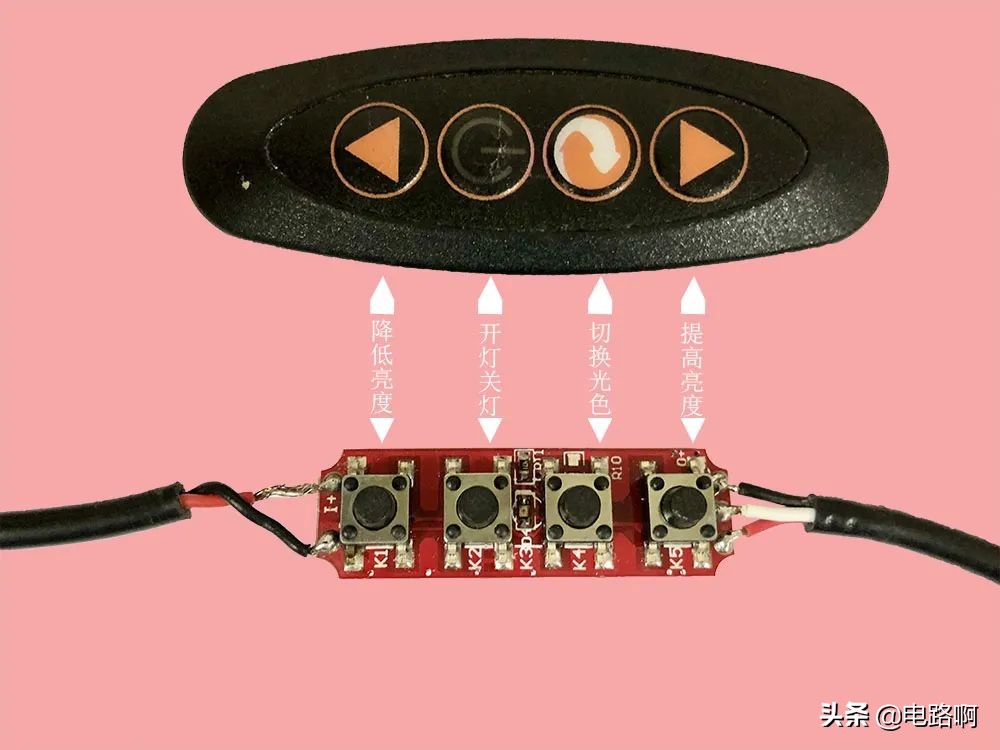 led台灯内部结构图,18650led台灯拆解图解
