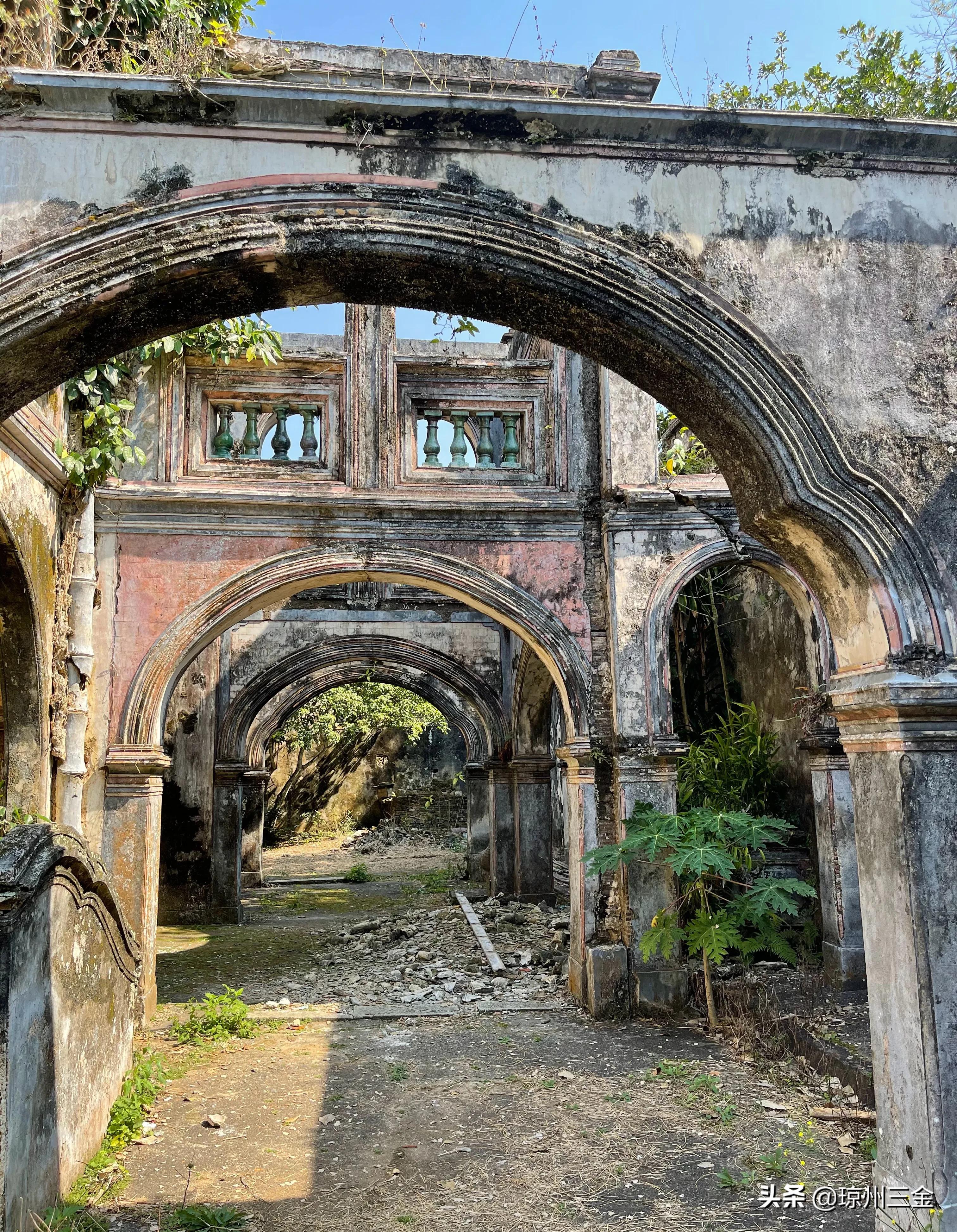 文昌符家大院老照片,海南文昌符家老宅