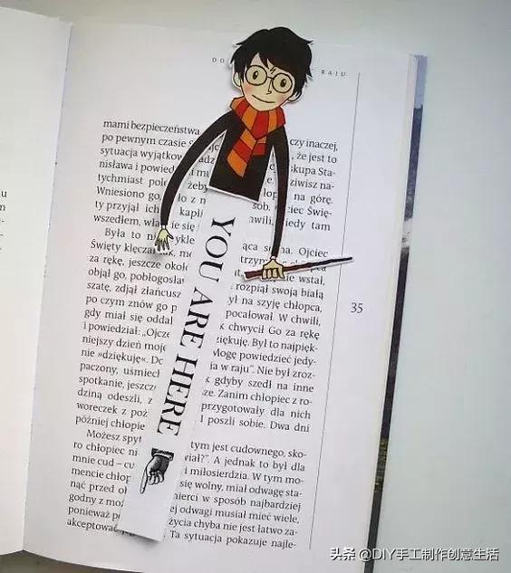 8-10岁儿童手工书签可爱猫咪书签,手工diy书签简单好看不用折纸