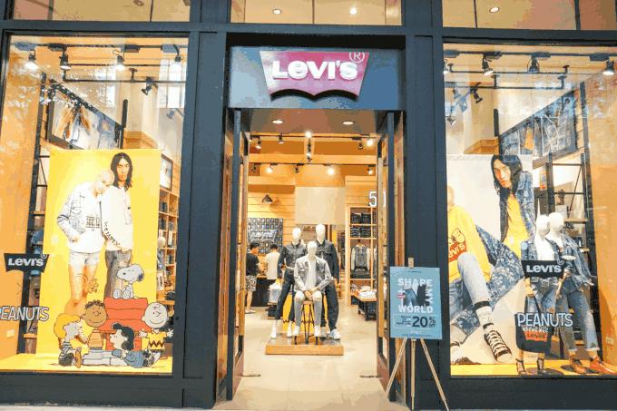 李维斯levis微喇牛仔裤,李维斯levis时尚款男士牛仔裤