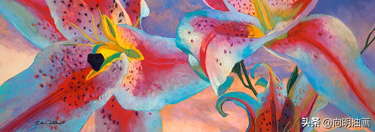 美国艺术家艾伦·迪特布兰特魔法森林的叶子沙沙作响