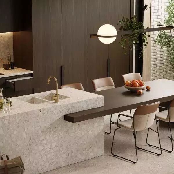 餐厅厨房一体化设计的6个方案,这才是满分的餐厨一体化设计