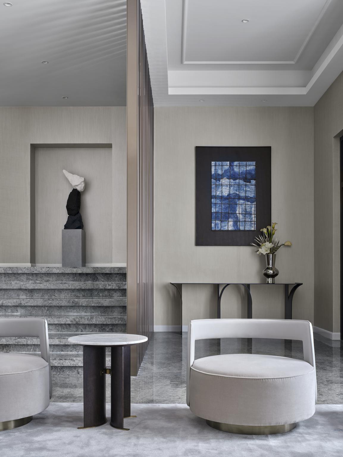 苏州度假型会所装修设计,意式轻奢会所设计