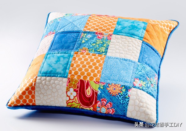 手工小方块布简单又漂亮,小布块手工简单