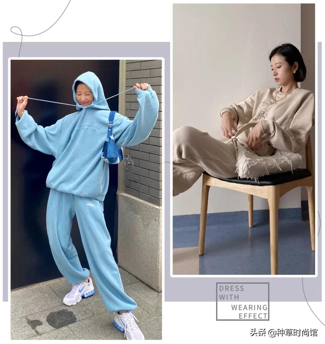 秋冬新款上新卫衣穿搭,今年秋款卫衣的流行款式