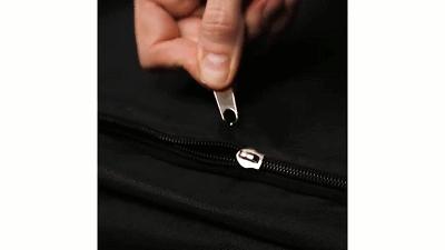 用塑料吸管修复衣服拉链,用吸管就可以修复拉链