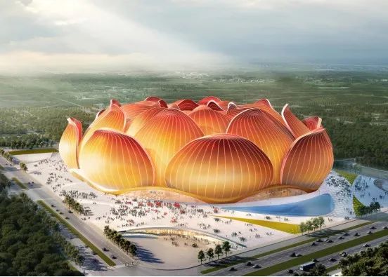 恒大莲花足球场设计图,广州恒大莲花体育足球场最新消息