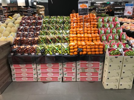 水果精品柜超市陈列图片,精品超市啤酒陈列