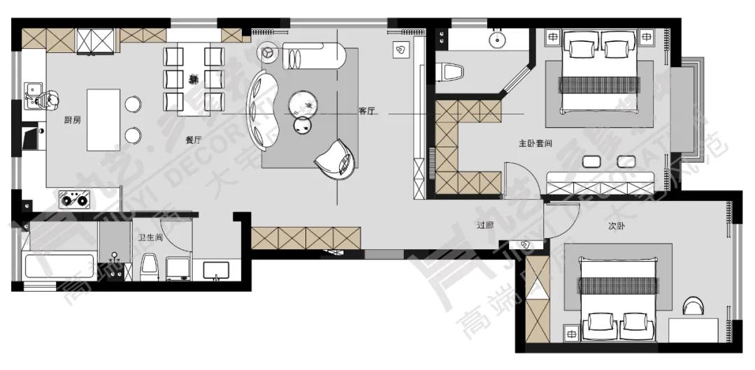 家装设计现代简约高级感,细节创意简约装修