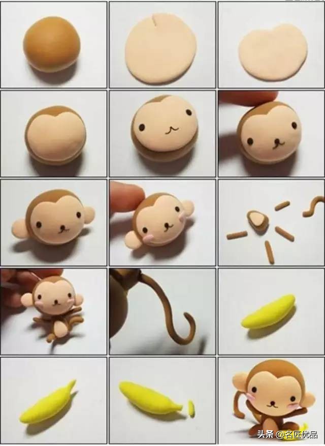 超轻粘土手工教程葫芦娃,雪娃粘土手工教程