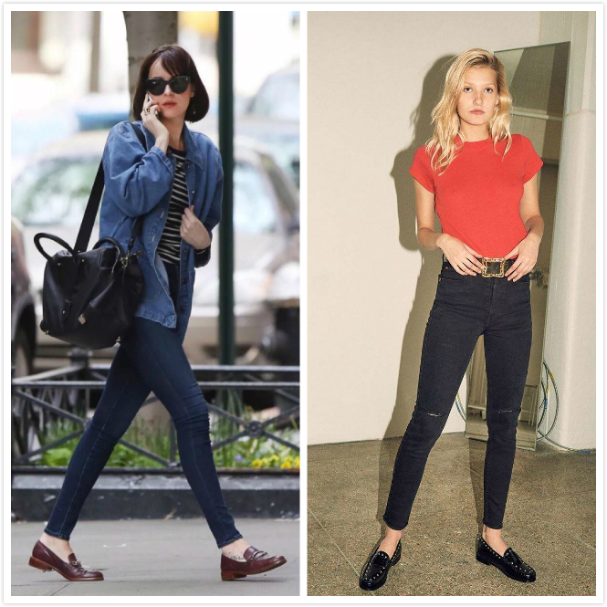 乐福鞋和豆豆鞋哪个更好看,一脚蹬乐福鞋和豆豆鞋的搭配区别