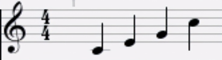 简单的五线谱入门曲,五线谱简明入门教程