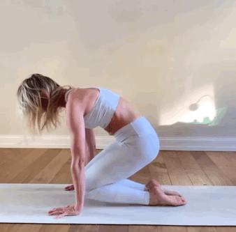 练完瑜伽脚底热热的,瑜伽调理脚冷的动作