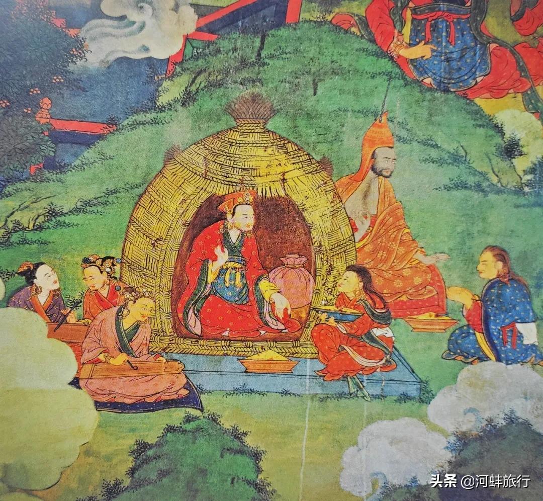 布达拉宫壁画西藏历史,吐蕃国布达拉宫壁画