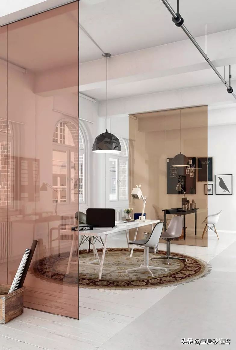 装修玻璃隔断效果图大全小户型,小户型卫生间玻璃隔断