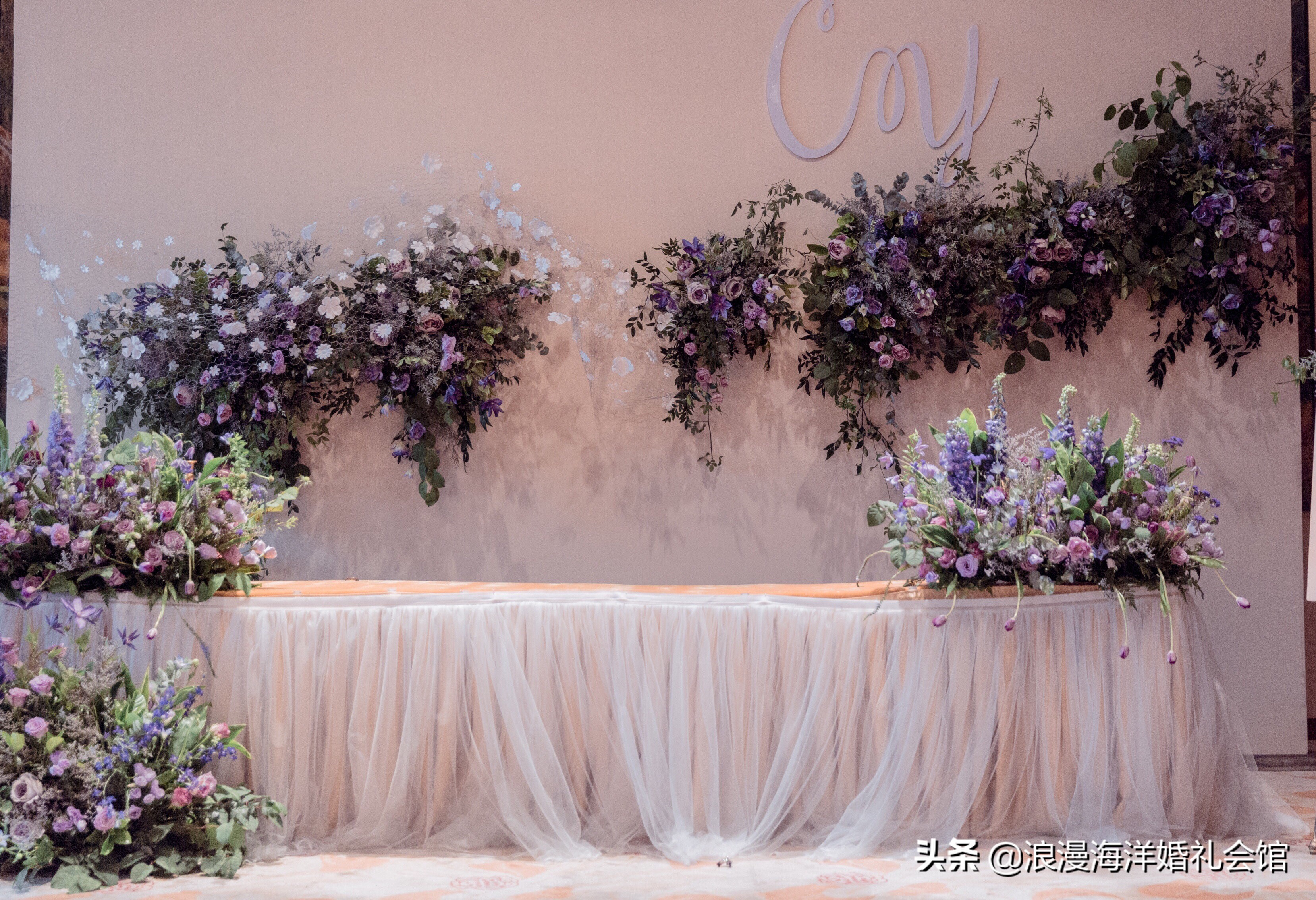 西式草坪婚礼浪漫,浪漫唯美庭院西式婚礼