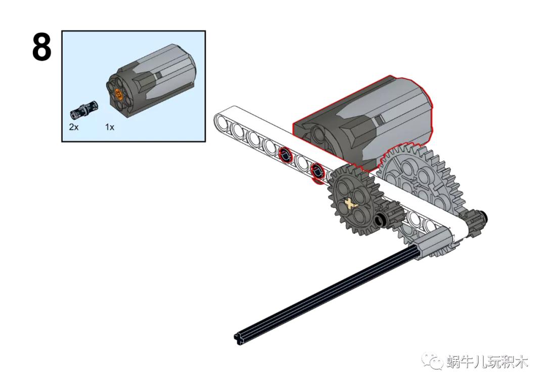 乐高科技组42112搅拌车拼装视频,乐高简单小物件教程