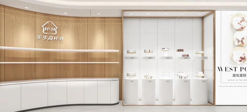 蛋糕店简装修风格图片,新中式蛋糕店极简风格