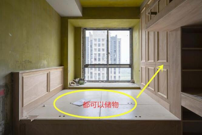 花8千块叫木工做上下床,还是第一次见这种床,连衣柜书桌都有了