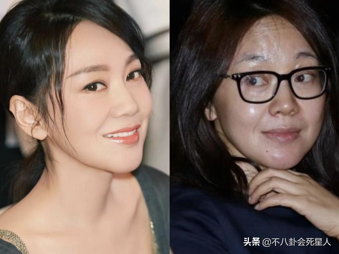 素颜显老态的女明星,35岁女明星素颜老态