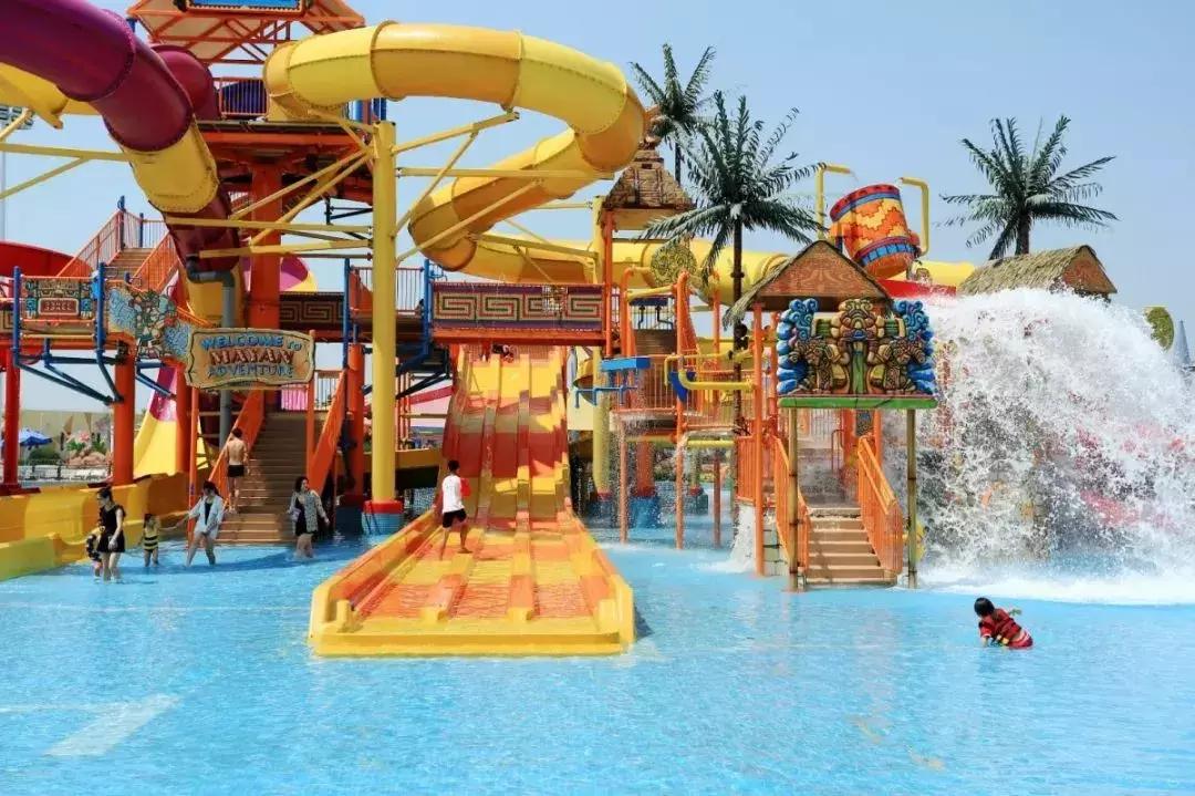 150000m²！天津欢乐谷的玛雅海滩水公园，真是太好玩了