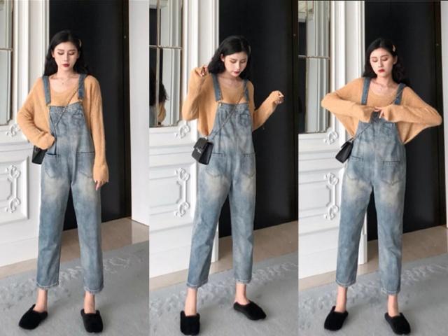 背带裤穿搭小个子2022年,小个子能穿背带裤吗