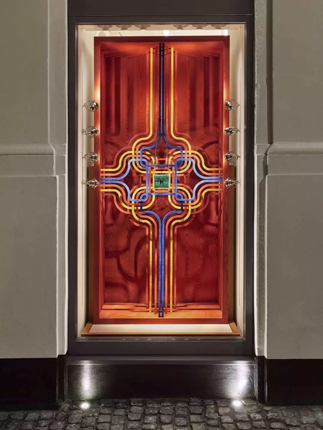 爱马仕最新的橱窗设计,手工制作的梦幻艺术空间